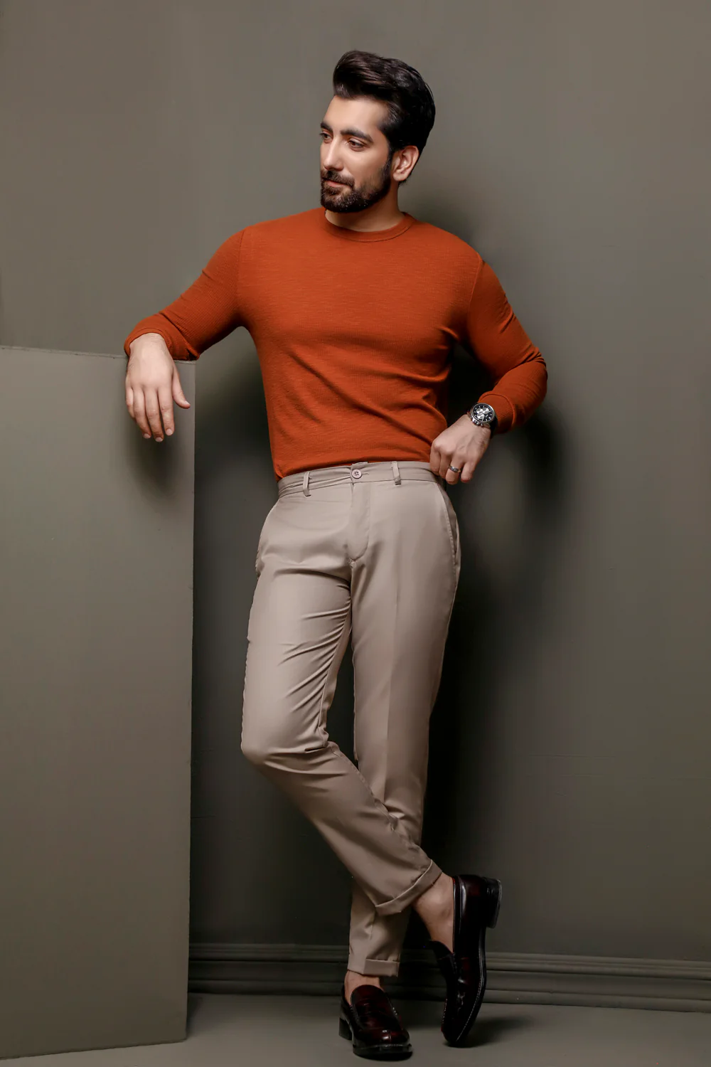 Beige Tailored Pants - Image 3