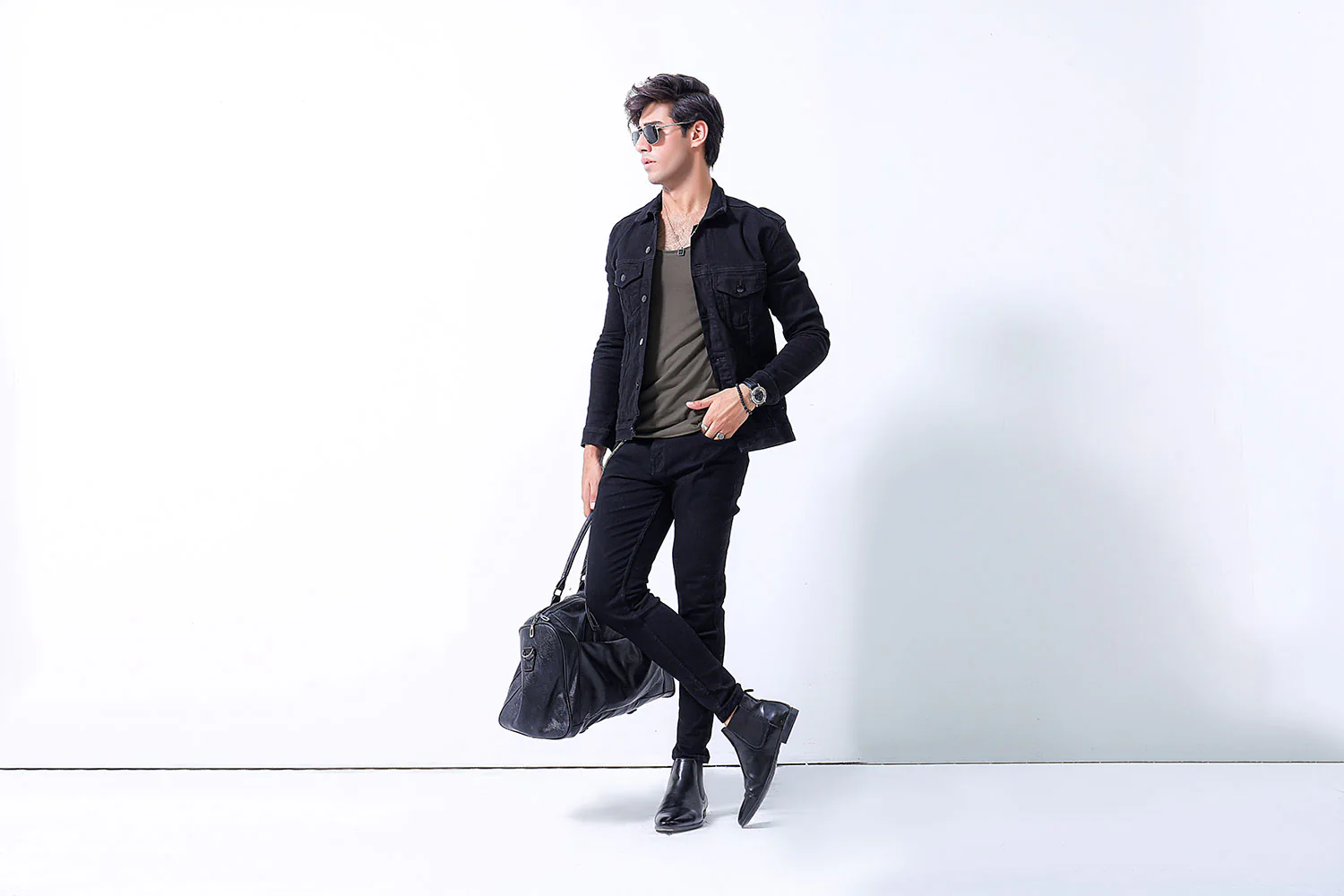 Black Denim Jacket - Image 3