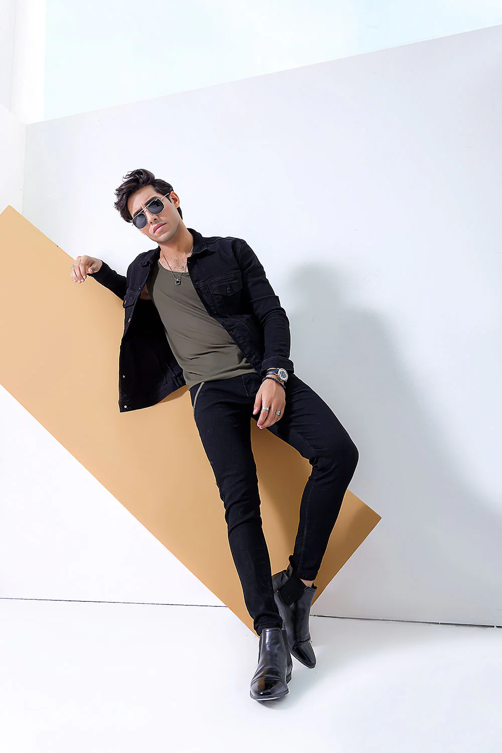 Black Denim Jacket - Image 5