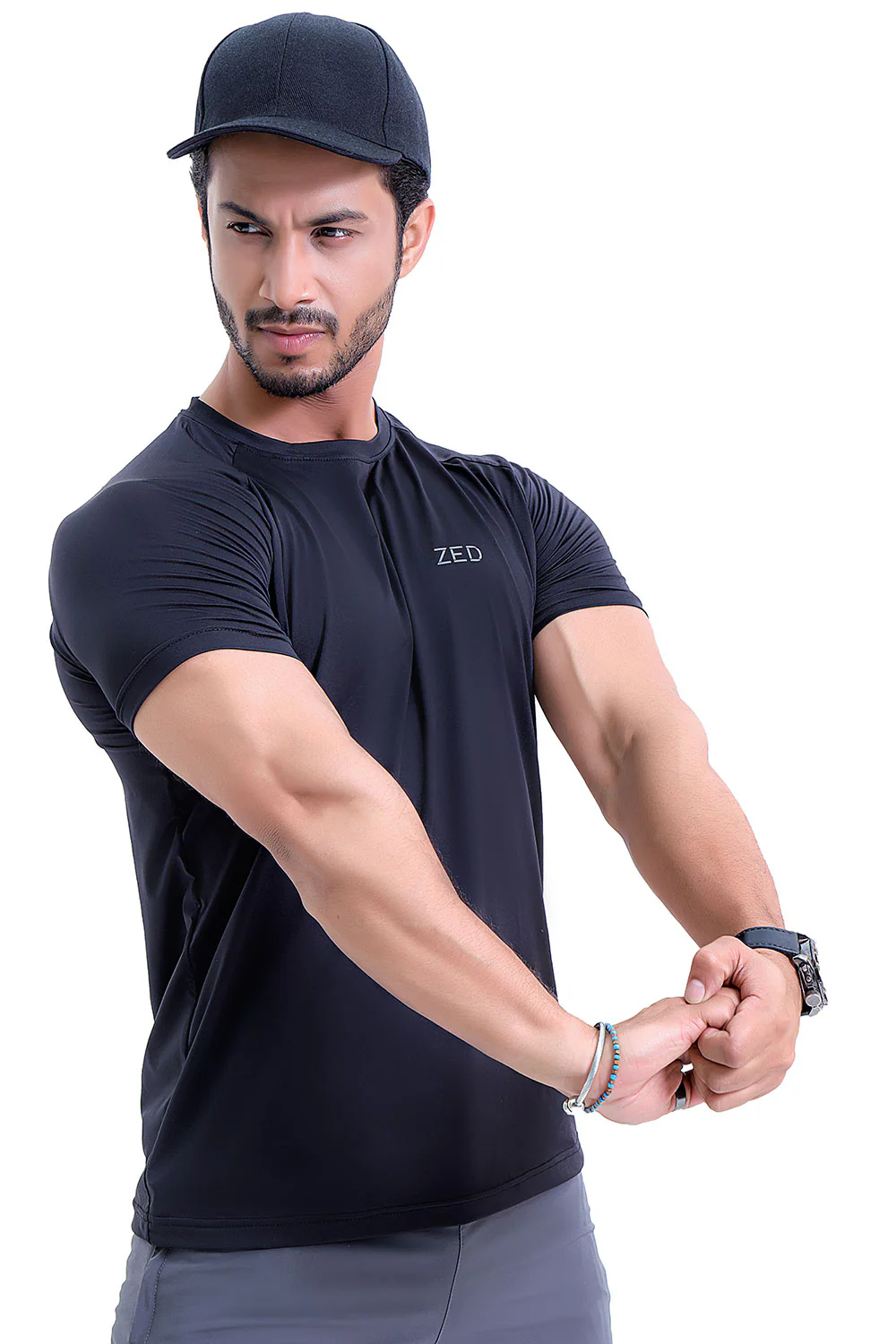 Black Dry-Fitt Poly Tee - Image 4