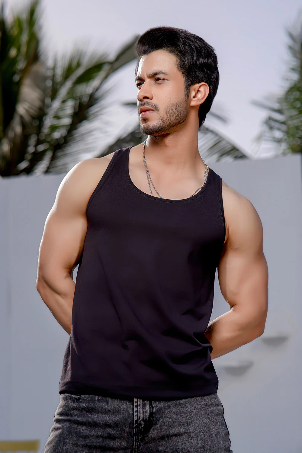 Black Organic Vest - Image 3