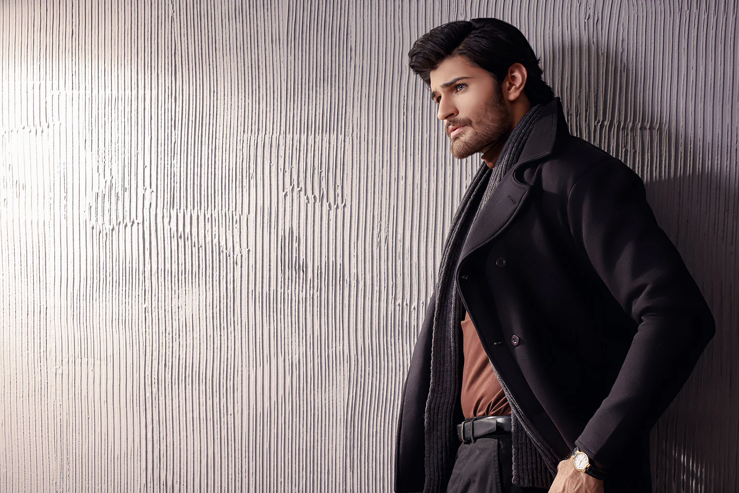 Black Pea Coat - Image 5