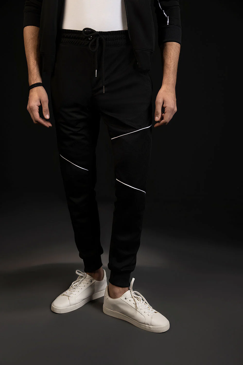 Black Piping Tracksuit - Image 4
