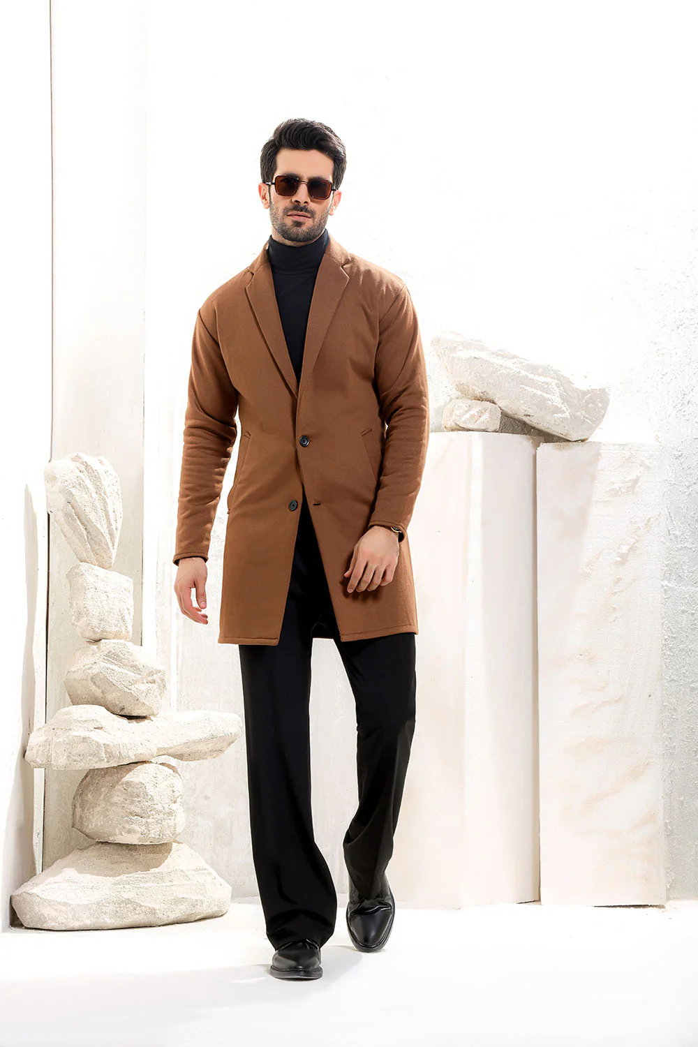 Brown Over Coat - Image 4