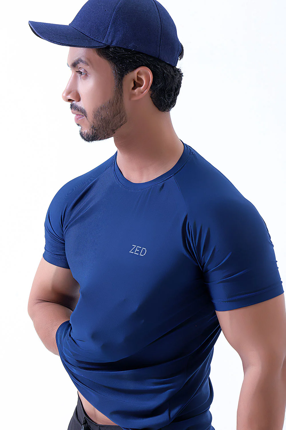 Imperial Blue Dry-Fitt Poly Tee - Image 3