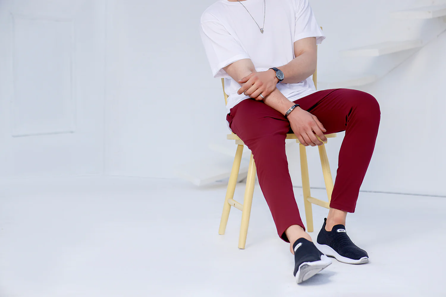 Maroon Lounge Pants - Image 3