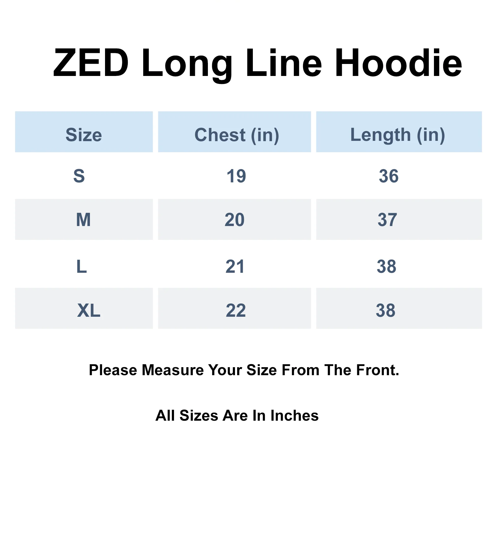 Navy Blue Long Line Hoodie - Image 4