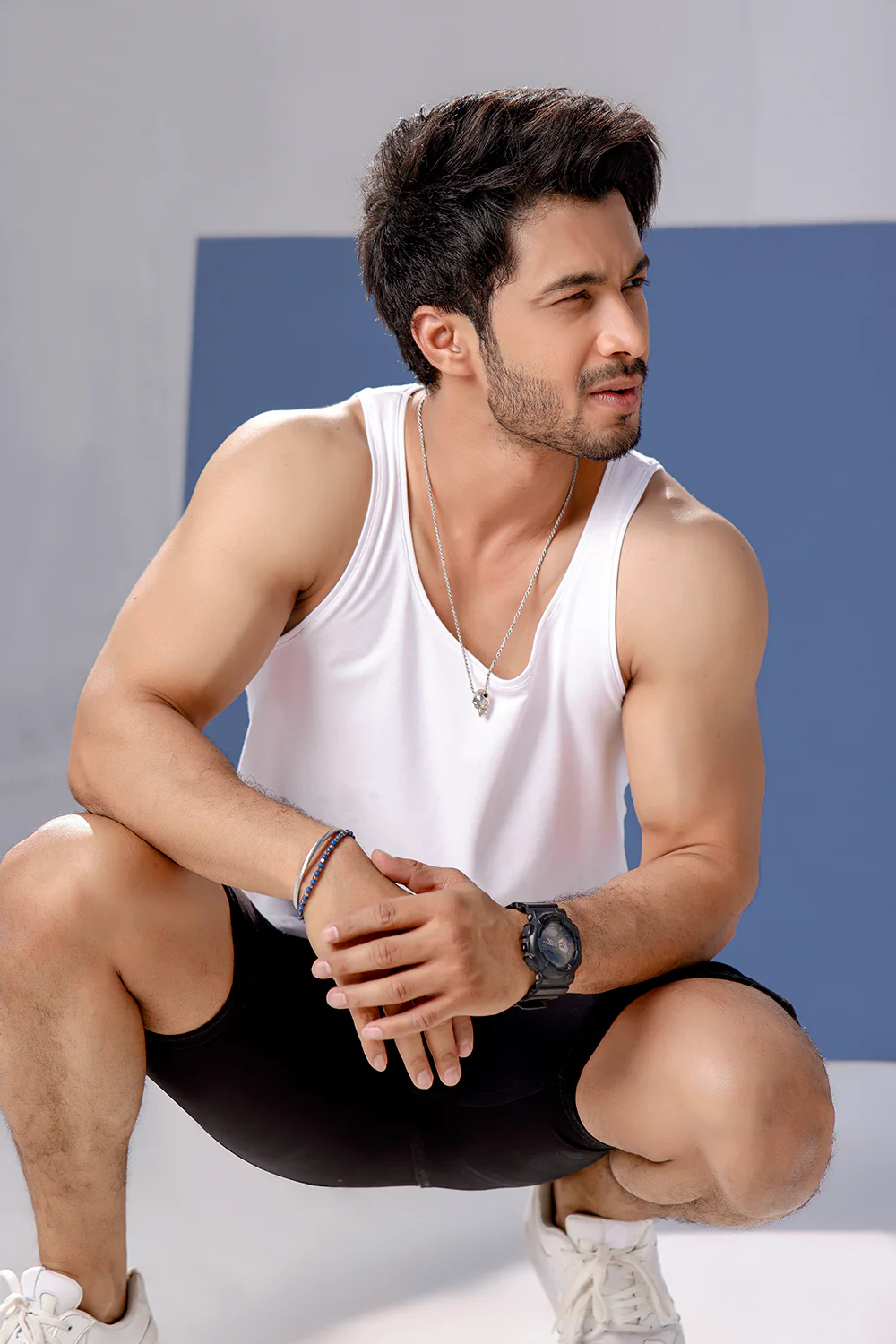 White Organic Vest - Image 3