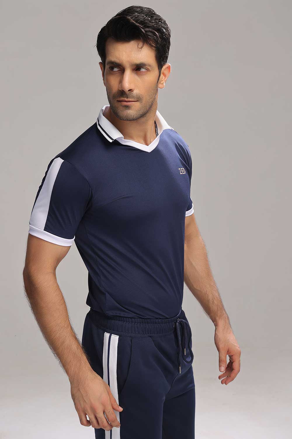 ZED Blue Active Training Polo - Image 3