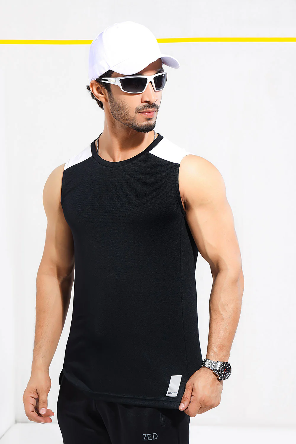 ZED Mesh Active Black Training Tank - Image 4